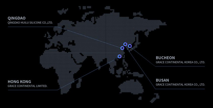Business Map — Hong Kong, Qingdao, Bucheon, Busan